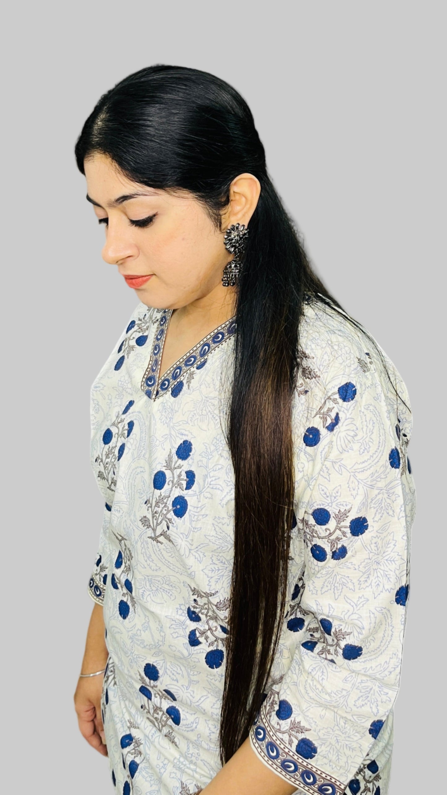 Floral Cotton Short Kurti offers comfort and style for everyday wear