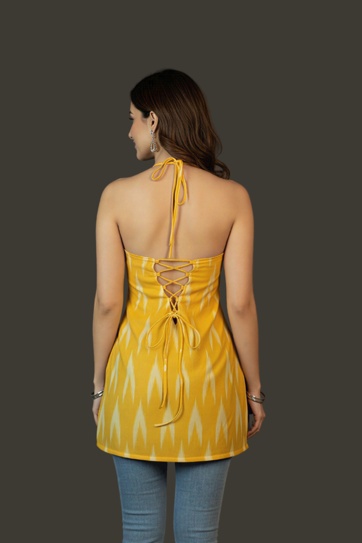 Aurora Halter Neck Kurti