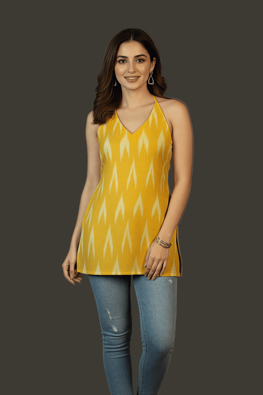 Aurora Halter Neck Kurti